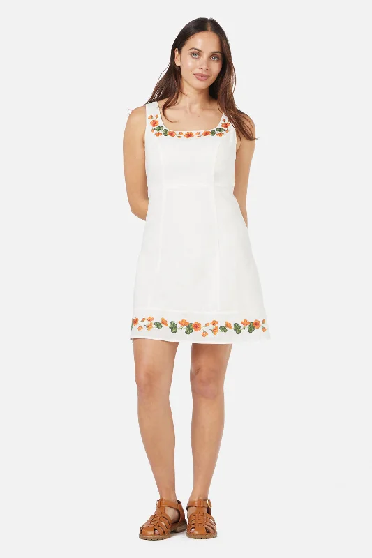 Limited Time Offer Nasturtium Embroidered Dress