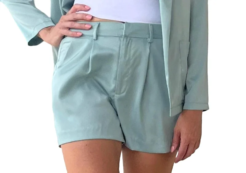 Forward Trendsetter All Of The Lights Shorts In Mint