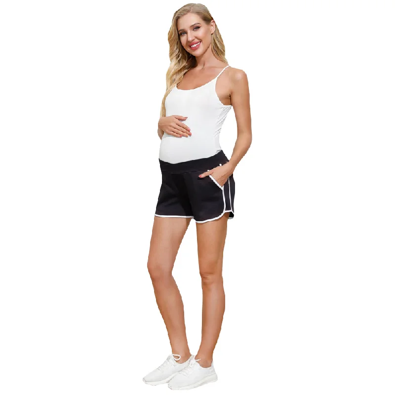 Absurdly Cheap Sale EveryMama EveryWear™️ Maternity Postpartum Shorties - Black