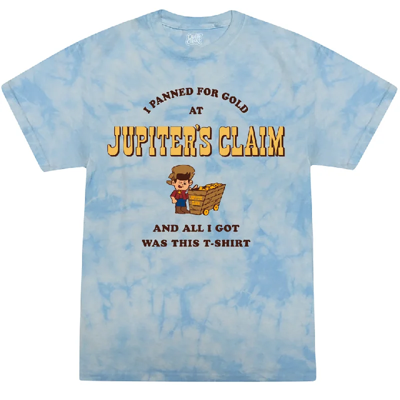 Fashionable Women's Outfit NOPE: PANNIN’ FOR GOLD AT JUPITER’S CLAIM - T-SHIRT (BLUE SKY TIE DYE)