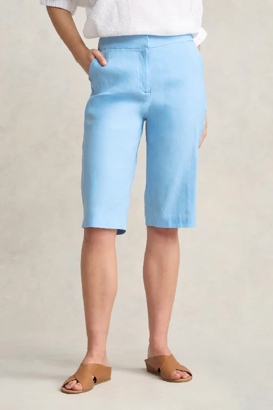 Limited Edition Stretch Linen Short - Summer Blue