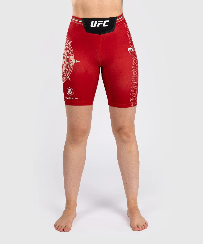 Women's Vacation Outfit Noche UFC by Venum Authentic Fight Night Women’s Vale Tudo Short - Long Fit - Red