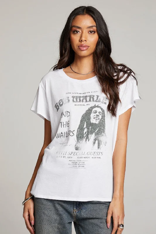 Women's Formal Event Attire Bob Marley Harvard Stadium Tee