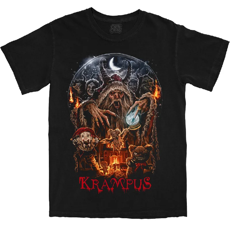 Women's Cozy Winter Attire KRAMPUS: SHADOW OF SAINT NICHOLAS - T-SHIRT (COMFORT COLORS)