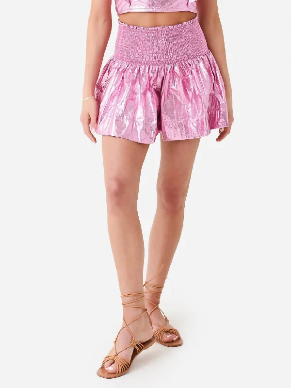 Women's Clothing Erica Short In Pink Parade