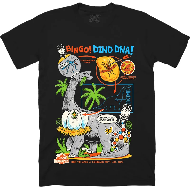 Comfortable Women's Clothes JURASSIC PARK: BINGO! DINO DNA! - T-SHIRT