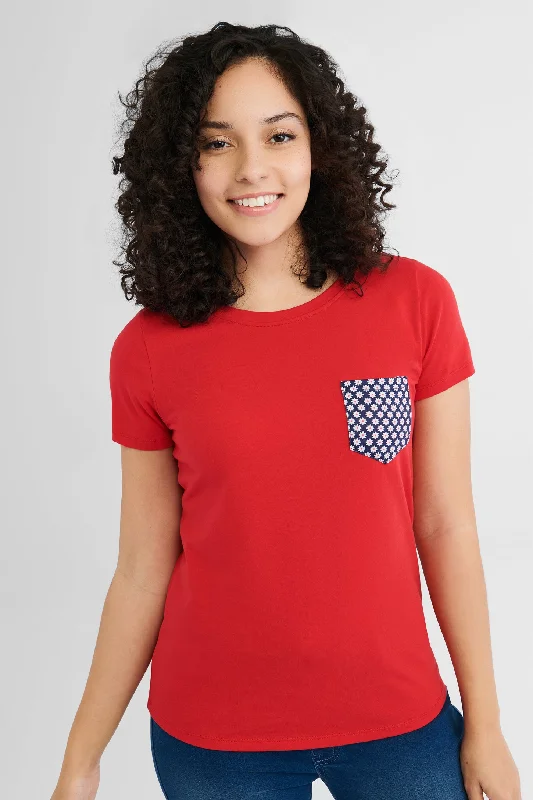 Contemporary Casual Deals T-shirt à poche en coton, 2/30$ - Femme