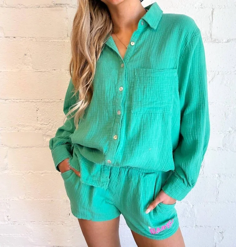 Formal Outfit For Women Jetsetter Shorts In Green