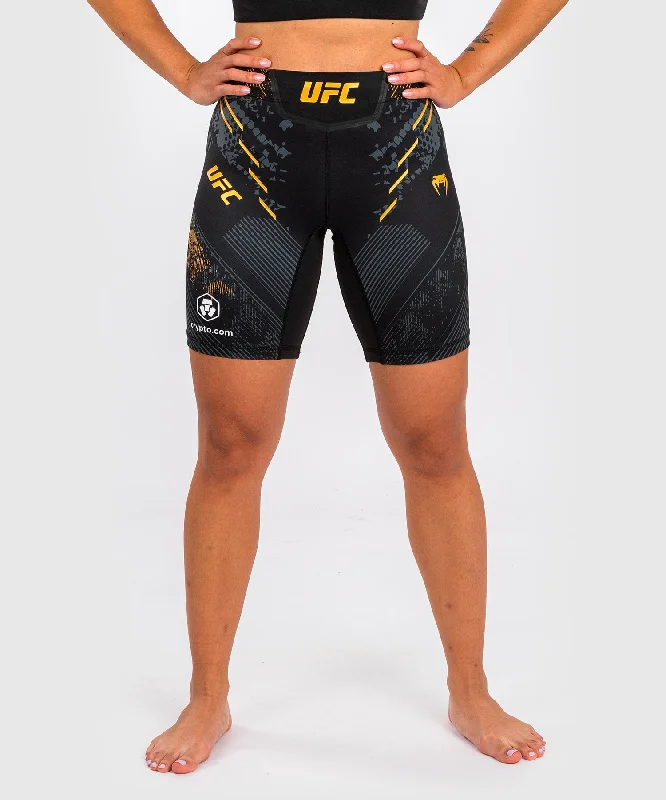 Casual Attire For Women UFC Adrenaline by Venum Authentic Fight Night Women’s Vale Tudo Short - Long Fit - Champion