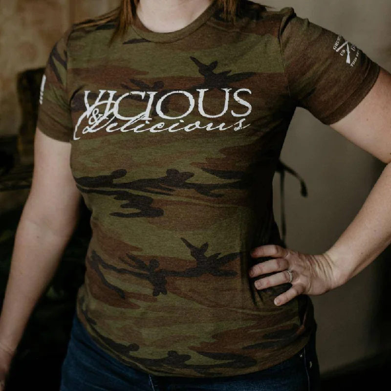 Women's Travel Apparel Women's Camo Vicious & Delicious