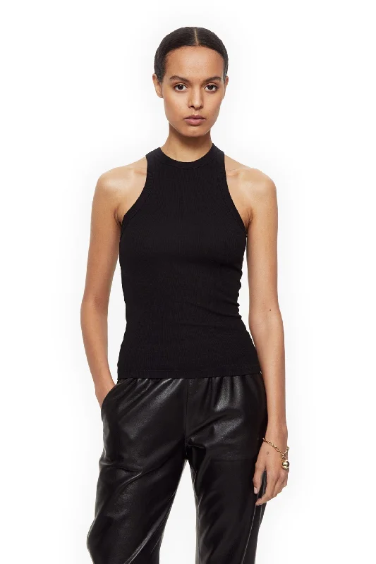 Women's Layered Outfit Eva Tank in Black