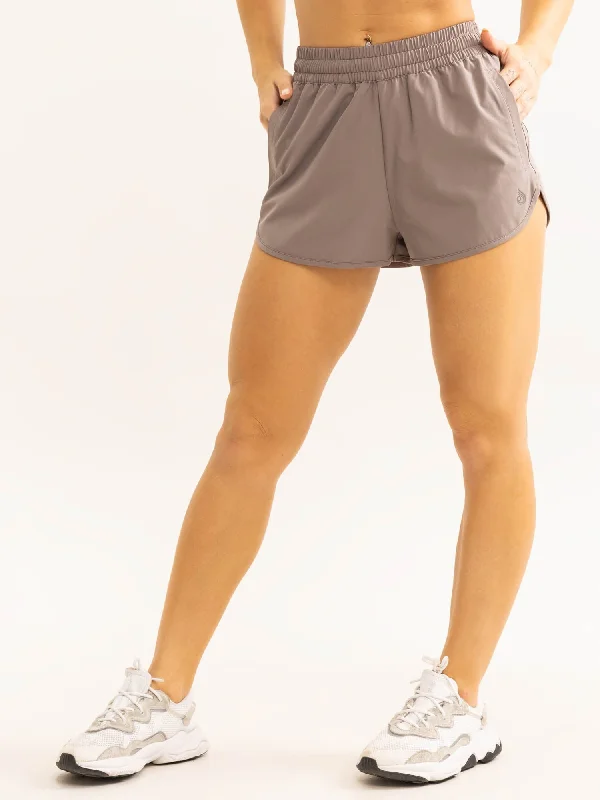 Women's Comfortable Lounge Garments Persist Training Shorts - Taupe