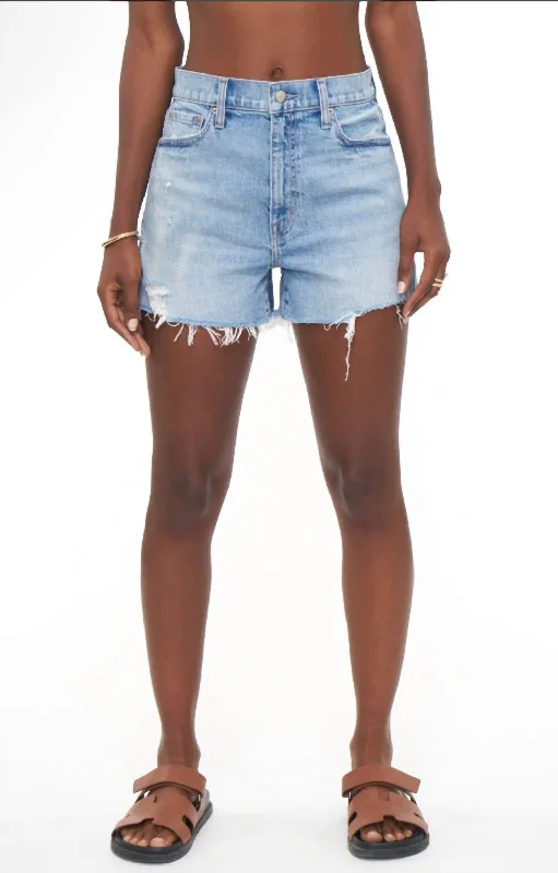 Vintage-Inspired Women's Clothes Women's Maeve Cut Off Shorts In Pier Vintage