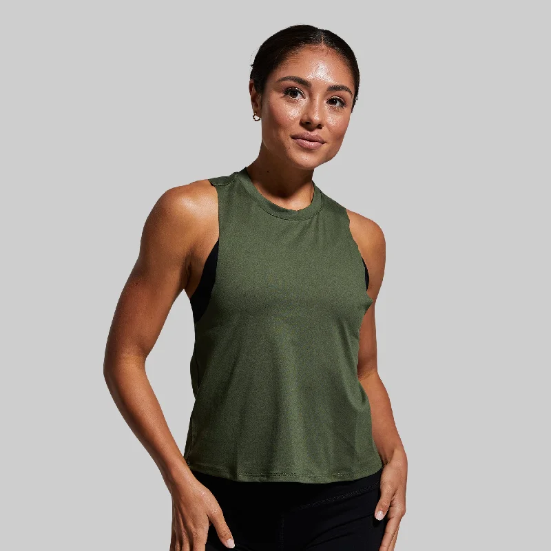 Spring Offer Elevate Crop 2.0 (Tactical Green)